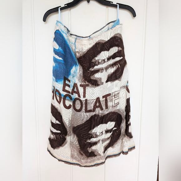 Vintage Paul Smith Eat Chocolat Skirt IT40 - Picture 1 of 8